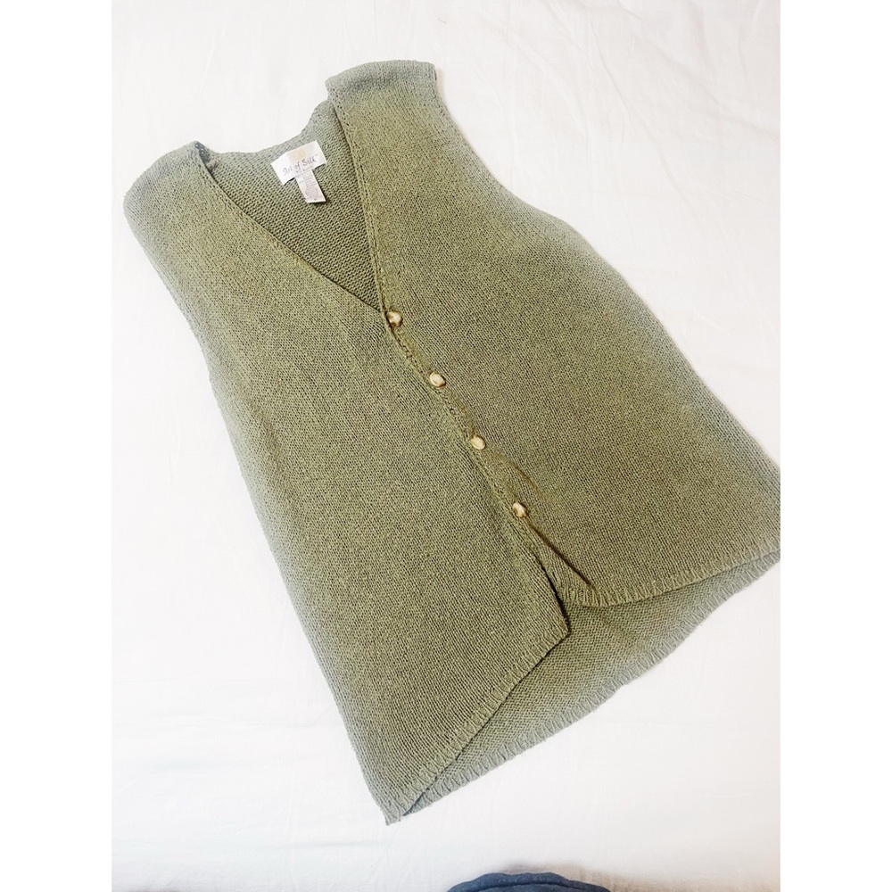 Vintage Button up Sweater Vest